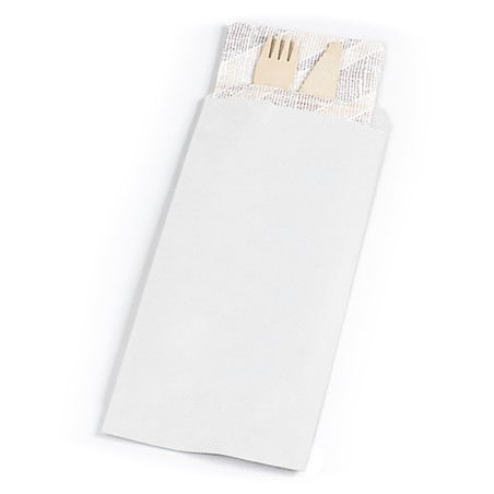 Enveloppe Bestekhouder Wit 9x24cm (125 stuks)