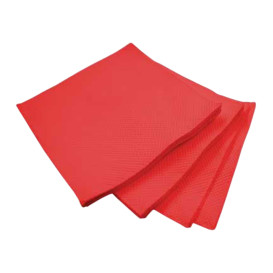 Papieren servet Micropunt rood 20x20cm 2C (2.400 stuks)