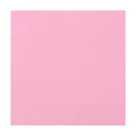 Papieren servet dubbel punt roze 40x40cm (1.200 stuks)