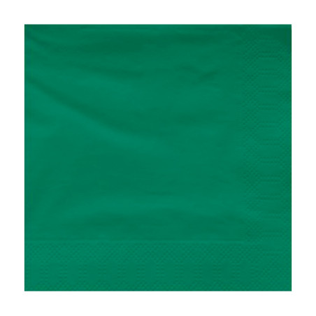 Papieren servet groene rand 40x40cm (1200 stuks)