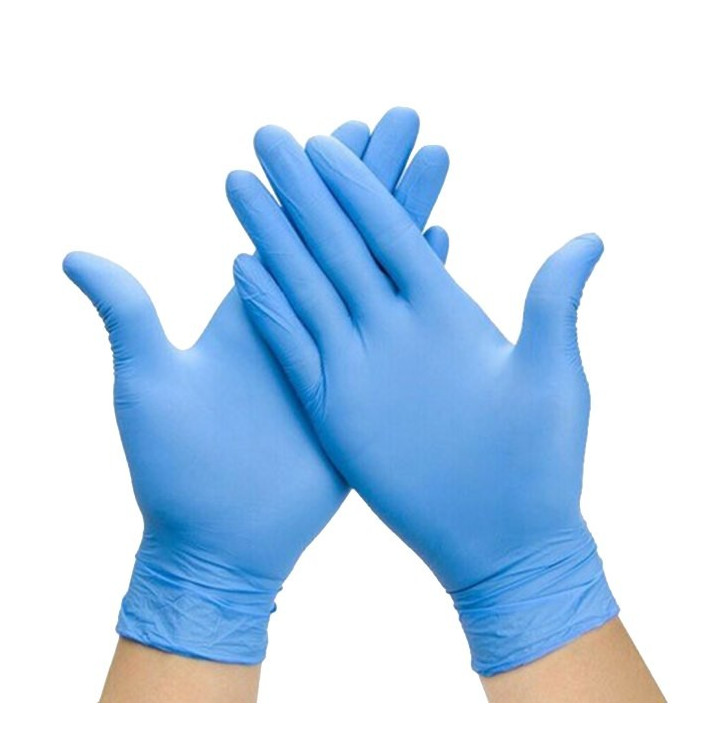 Nitril handschoenenen blauw maat L AQL 1.5 (1.000 stuks)