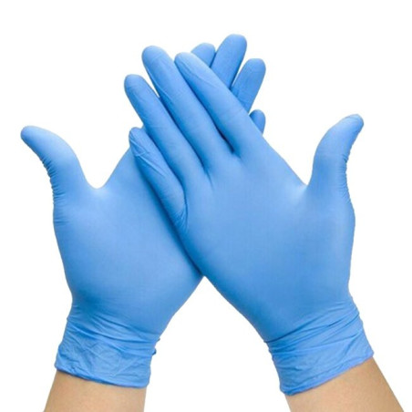 Nitril handschoenenen blauw maat L AQL 1.5 (1.000 stuks)