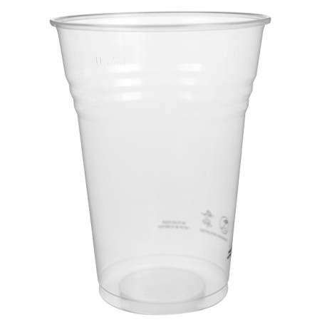 Plastic PP beker transparant 1000ml/1L (50 stuks)