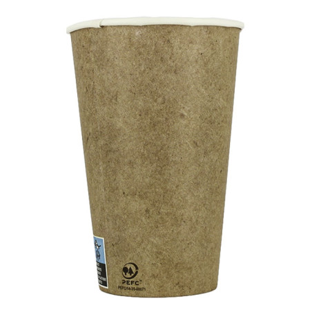 Papieren beker Kraft 12Oz/360ml Ø8,0cm (55 stuks) 