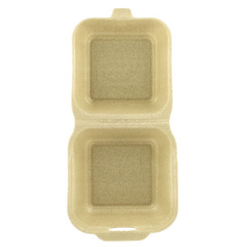 XPP burger dozen Take-Away Beige 15x15x7cm (125 stuks)