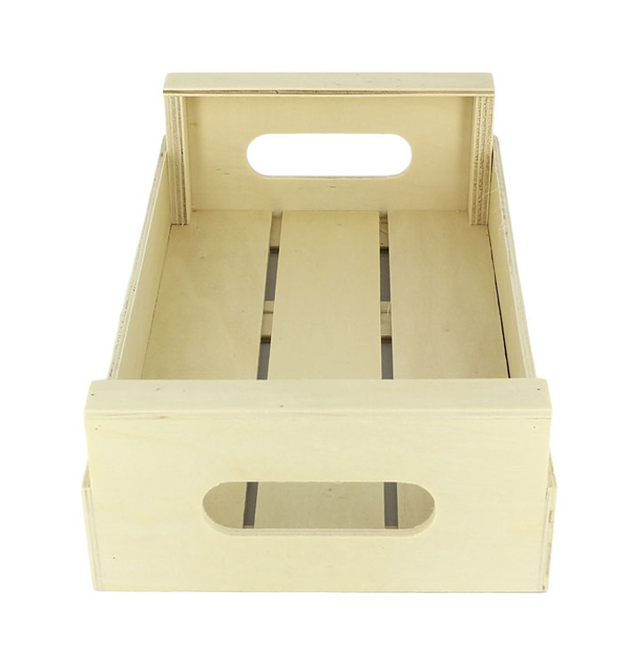 Houten Etalerende Box met Hendel 25x15x7,5cm (1 stuk) 