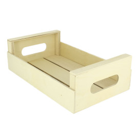 Houten Etalerende Box met Hendel 25x15x7,5cm (1 stuk) 