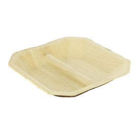 Palm blad mini bord Vierkant 2C 10x10cm (10 stuks)