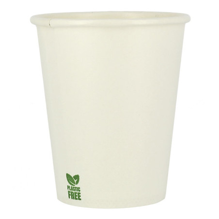 Plastic-Vrije Papieren Beker 7 Oz/210ml Wite Ø7cm (50 stuks)