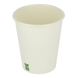 Plastic-Vrije Papieren Beker 7 Oz/210ml Wite Ø7cm (50 stuks)