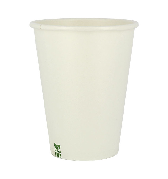 Plastic-Vrije Papieren Beker 14 Oz/420ml Wite Ø9cm (1.000 Stuks)