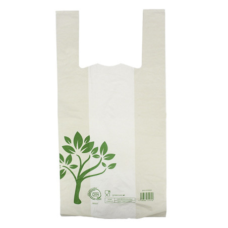 Hemddraagtassen Home Compost “Be Eco!” 35x45cm 17,5µm (100 stuks)