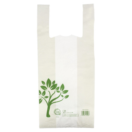 Hemddraagtassen Home Compost “Be Eco!” 35x50cm 17,5µm (1.000 stuks)