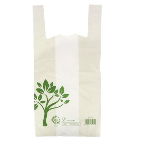 Hemddraagtassen Home Compost “Be Eco!” 50x60cm 22,5µm (100 stuks)