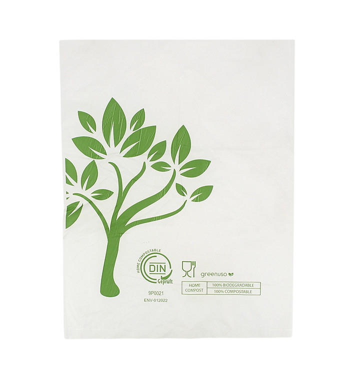 Zak Home Compost “Be Eco!” 23x30,5cm (100 stuks)