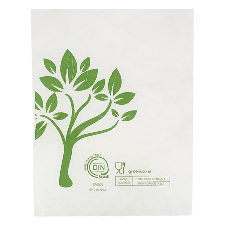 Zak Home Compost “Be Eco!” 23x30,5cm 12µm (3.000 stuks)