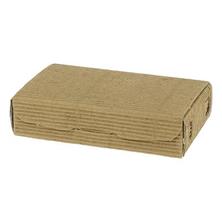 Papier bakkerij doos kraft 11x6,5x2,5cm 100g (100 stuks)