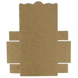 Papier bakkerij doos kraft 14x8x3,5cm 250g (800 stuks)