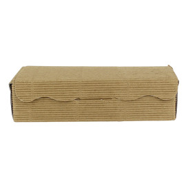 Papier bakkerij doos kraft 17x10x4,2cm 500g (100 stuks)
