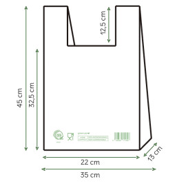 Hemddraagtassen Home Compost “Classic” 35x45cm (1.000 stuks)