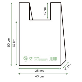 Hemddraagtassen Home Compost “Classic” 40x50cm (1.000 stuks)