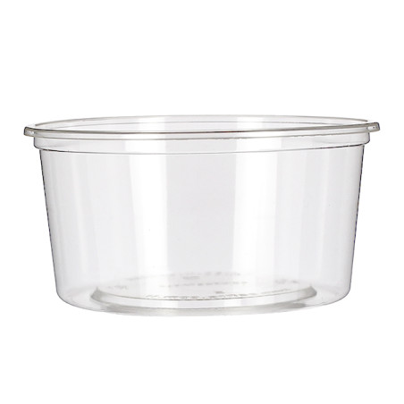 Tub Deli Container PLA transparant Compostable 360ml (50 Stuks) 