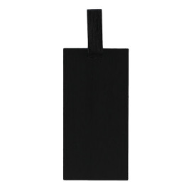 Bamboe mini-schop dienblad zwart "Tapas" 10x5 cm (100 stuks) 