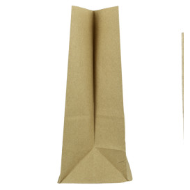 Papieren zak zonder handvat kraft 60g/m² 18+12x29cm (1000 stuks)