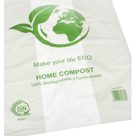 Plastic Hemddraagtassen Bio Home Compost 55x60cm (100 stuks) 