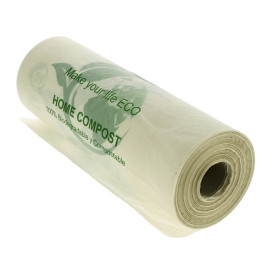 Rol van plastic zakken Bio Home Compost 25x37cm (3.000 stuks)