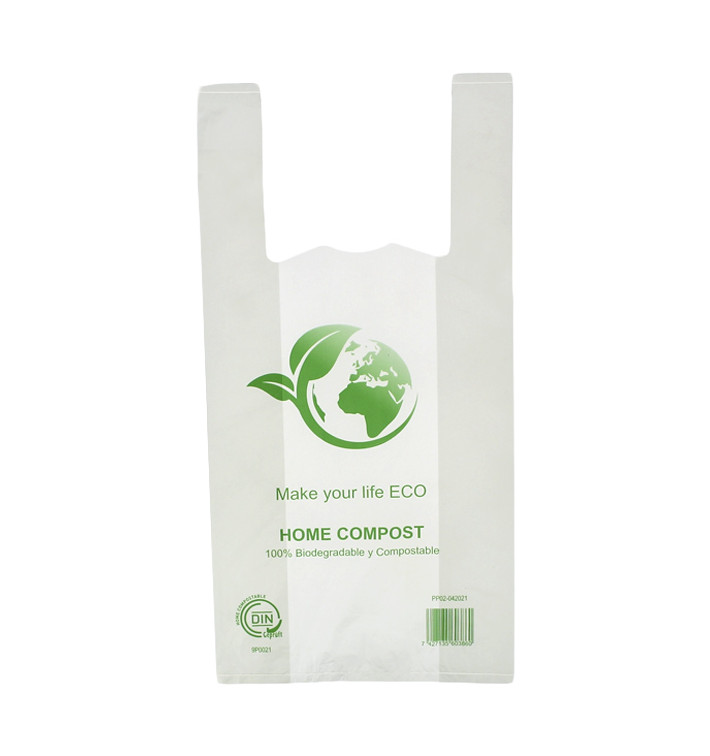 Plastic Hemddraagtassen Bio Home Compost 30x40cm (2.000 stuks)