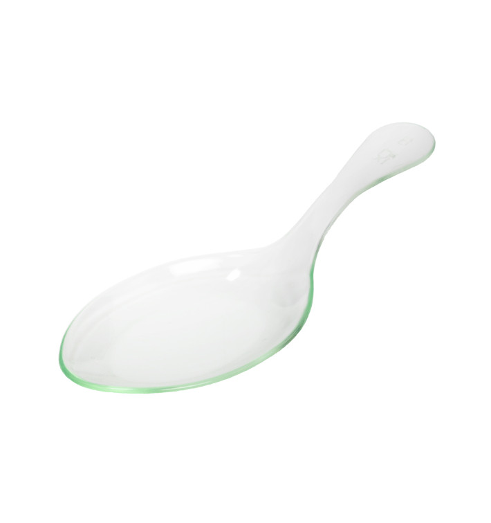 Plastic Proeving lepel PS "Water groen" 12 cm (2000 stuks)