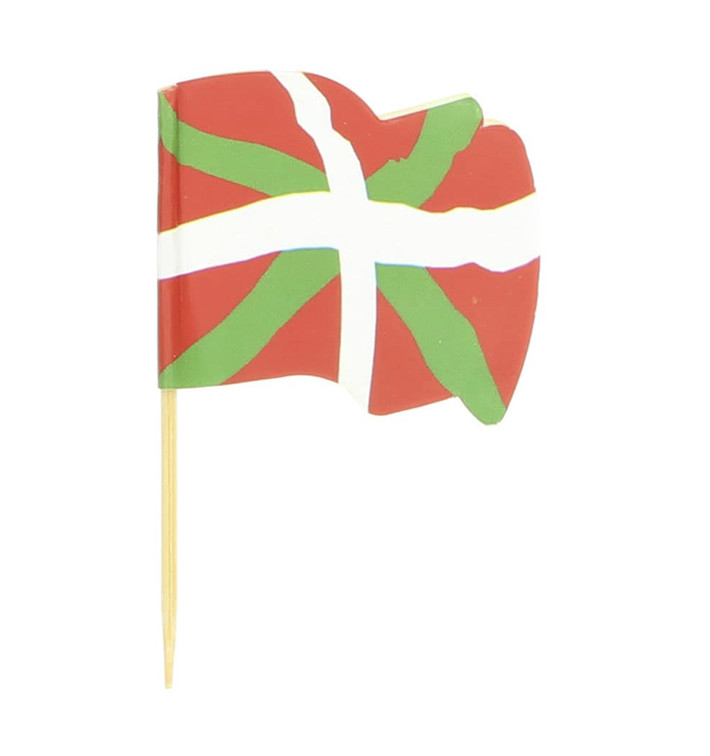 Euskadi vlag vleespennen 6,5cm (14400 stuks)