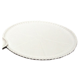 Papieren Pizza bord wit Ø33cm (200 stuks)