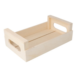 Houten Etalerende Box met Hendel 20,5x12,5x6,5cm (20 stuks)