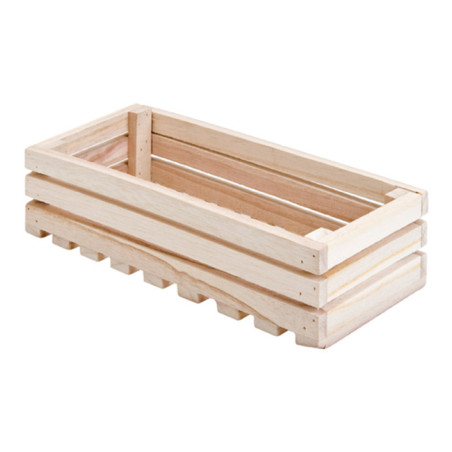 Houten Etalerende Box 21,6x10,2x6cm (1 stuk) 