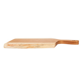 Houten bediening schotel met Hendel 30,5x20,3x1,9cm (1 stuk) 