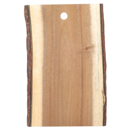 Houten bediening schotel Rechthoekige vorm 35,5x23x1,9cm (8 stuks)