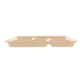 Suikerriet dienblad 5C Naturel 26,5x215x2cm (500 stuks)