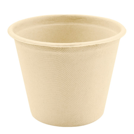 Suikerriet Container Naturel Ø9,5cm 425ml (600 stuks)