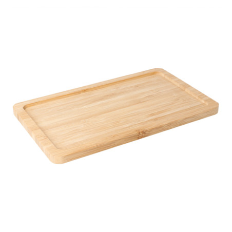 Bamboe wegwerp dienblad Cocktail 20,5x12,5x1cm (10 stuks)