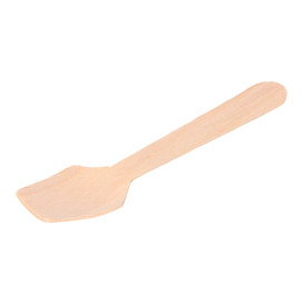 Houten ijs lepel 7cm (100 stuks) 