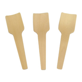 Houten ijs lepel 7cm (2.000 stuks)