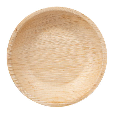 Palm blad bord Rond vormig Ø12,5cm (200 stuks)