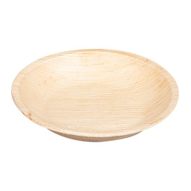 Palm blad bord Rond vormig 12,5x2cm (200 stuks)