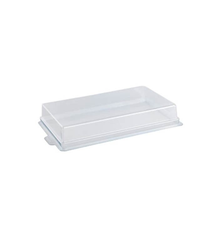 Plastic Deksel voor sushi Container PET 26,3x9,1cm 