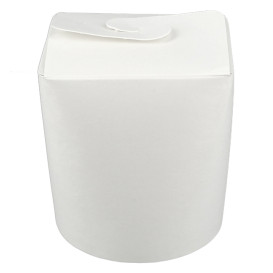 Papieren Take-Out Container 100% ECO Wit 16Oz/480ml (500 stuks)