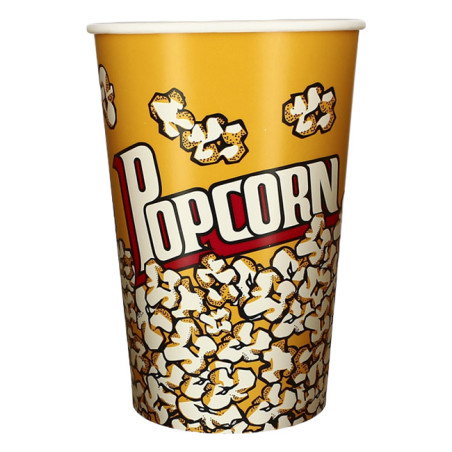 Papieren Popcorn doosje 1920ml 13,3x10x19,5cm (500 stuks)