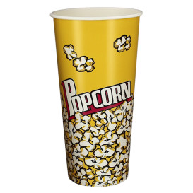 Papieren Popcorn doosje 720ml 9,6x6,5x17,7cm (1000 stuks)