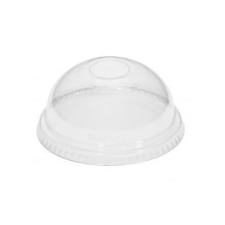 Plastic PET koepel Deksel Kristal Ø8,3cm (1000 stuks)